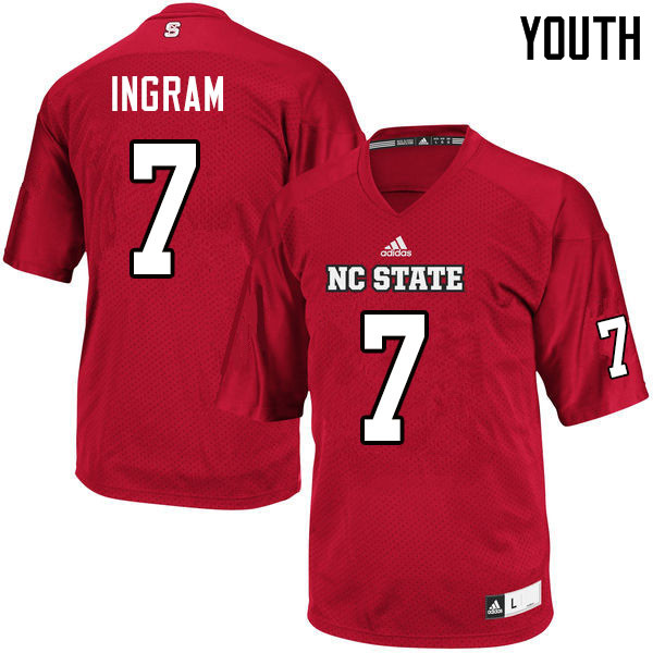 Youth #7 Chris Ingram NC State Wolfpack College Football Jerseys Sale-Red